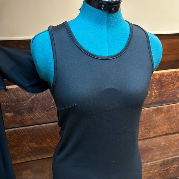 Bohme Trinity Gothic Mesh Long Sleeve Dress w/ Sleeveless Slip Dress & 90s Vibe - Picture 14 of 15